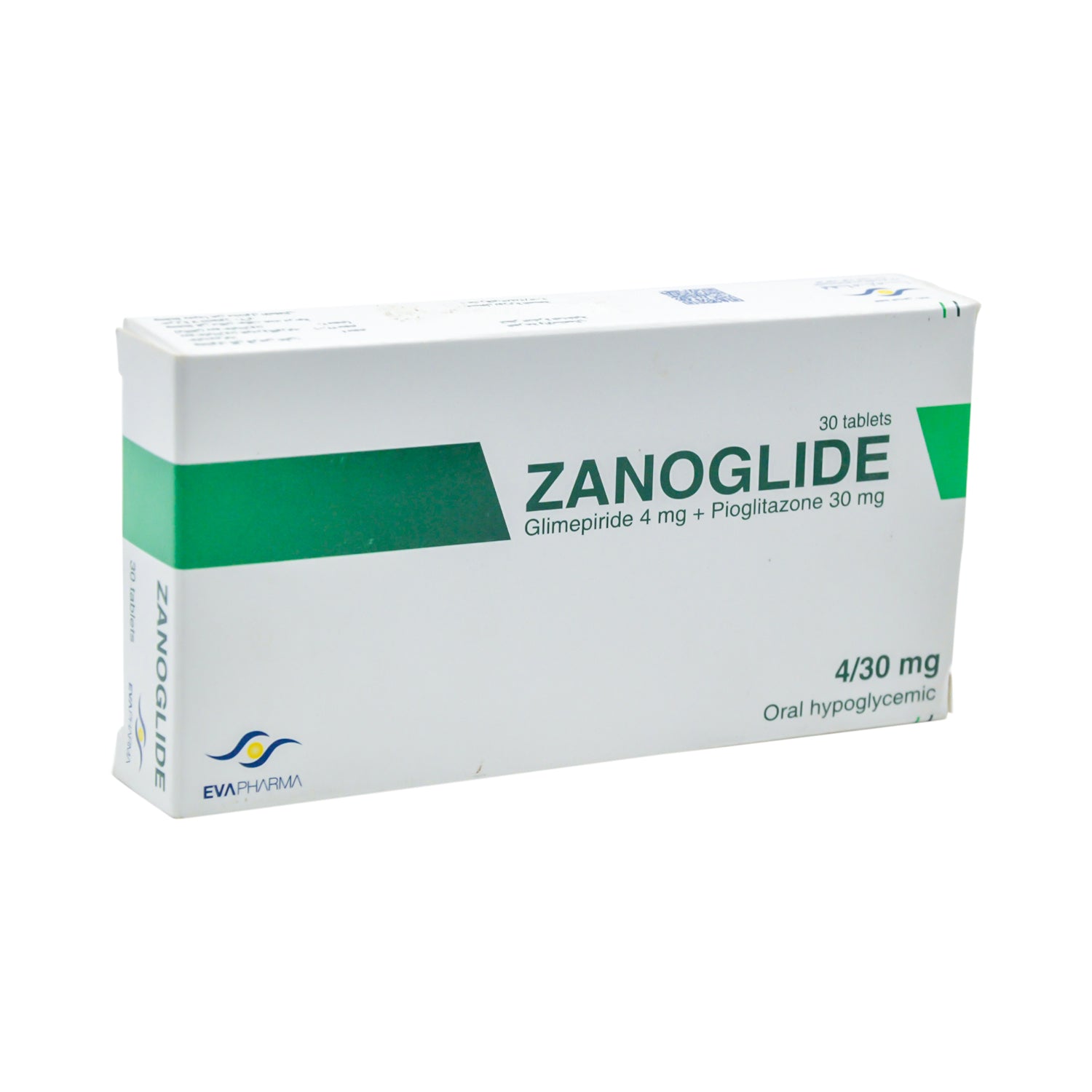 Zanoglide 30mg Pioglitazone & 4mg Glimepiride