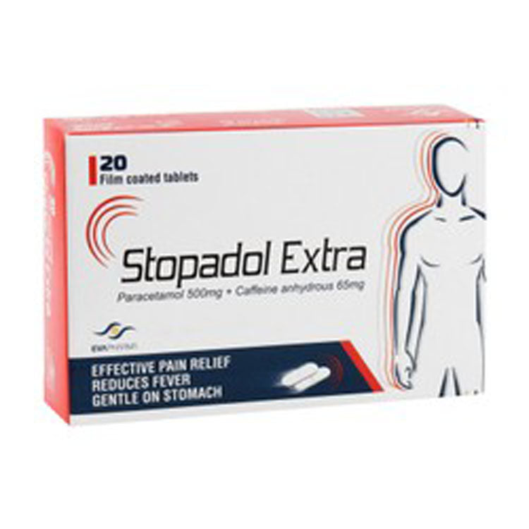 Stopadol Extra 500mg Paracetamol Pain Killer