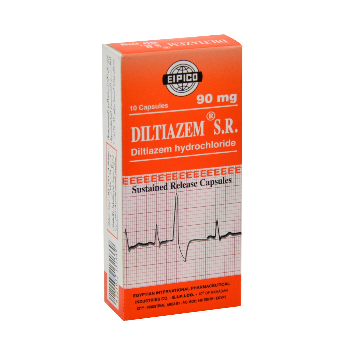 ديلتيازيم هيدروكلوريد ممتد المفعول 90 ملغ