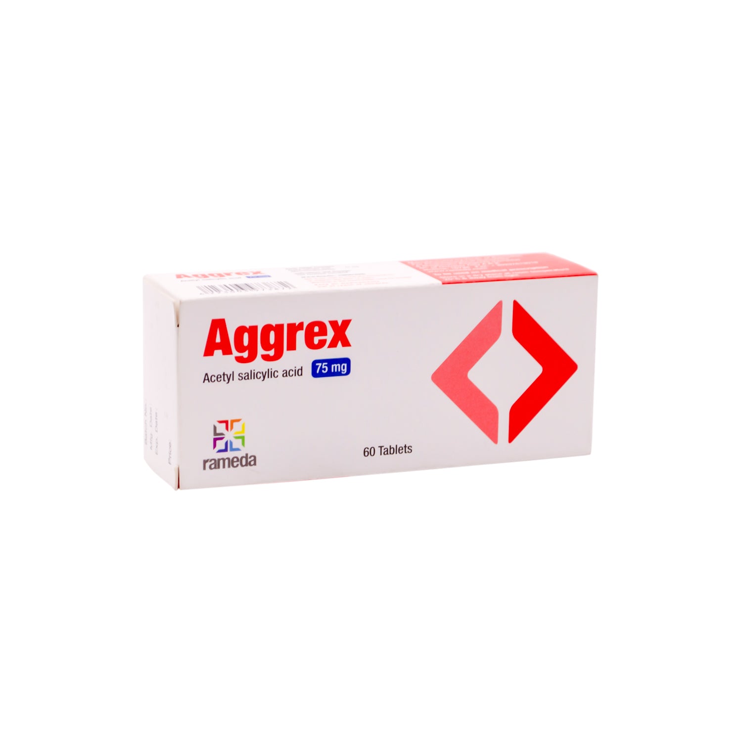 Aggrex 75mg Acetyl Salicylic Acid
