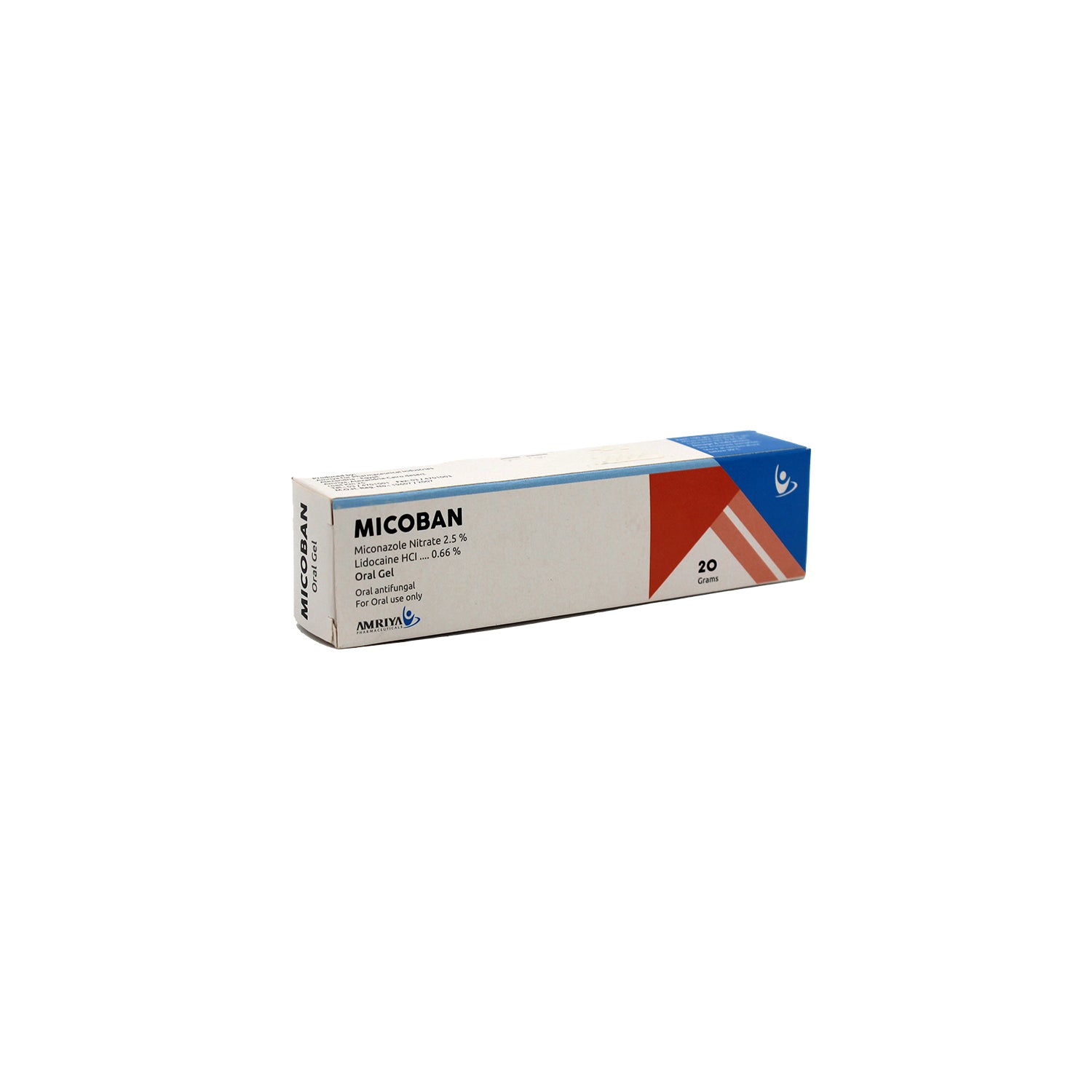 Micoban Oral Antifungal Gel with Miconazole Nitrate & Lidocaine Hydrochloride