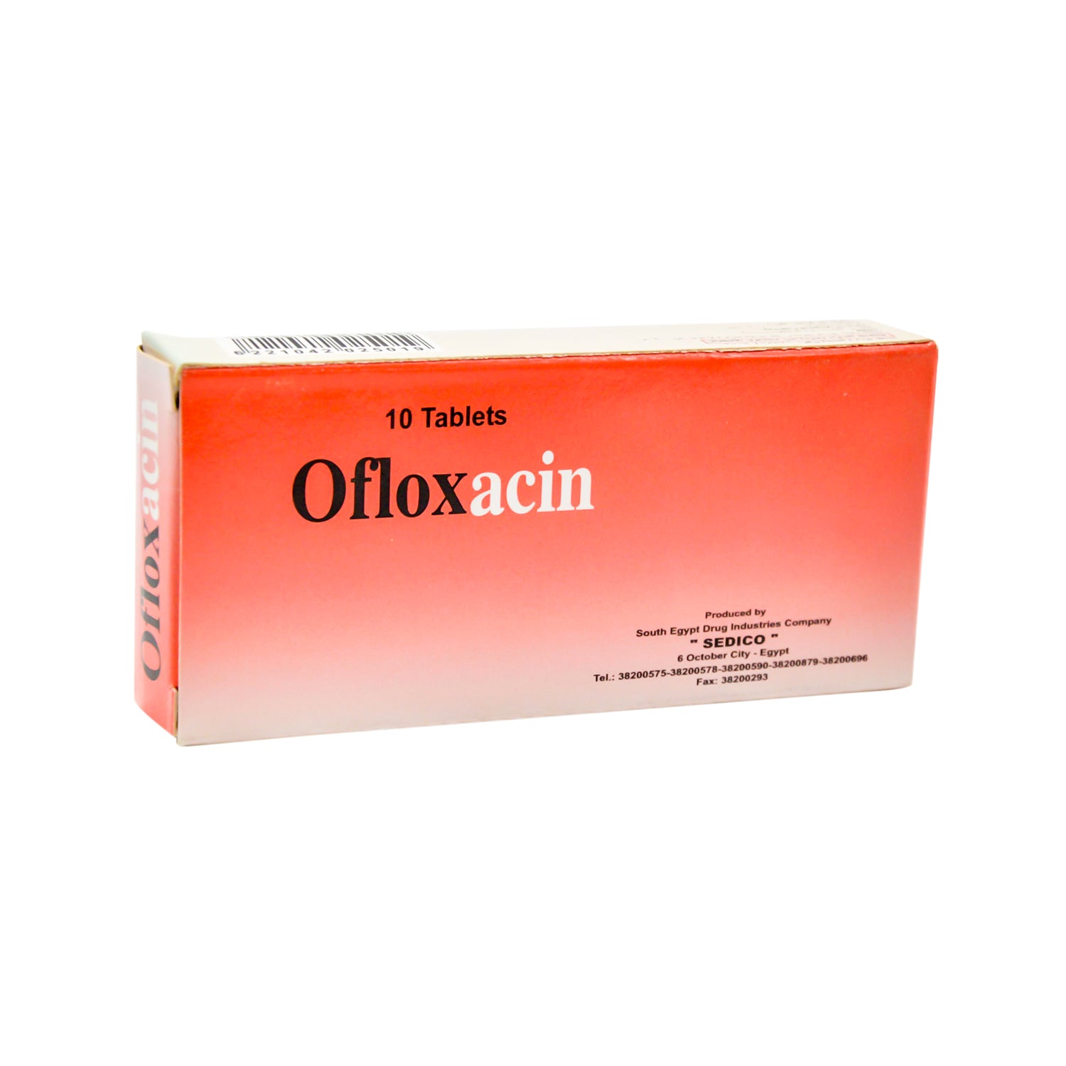 أوفلوكساسين 200 ملغ 10 أقراص
