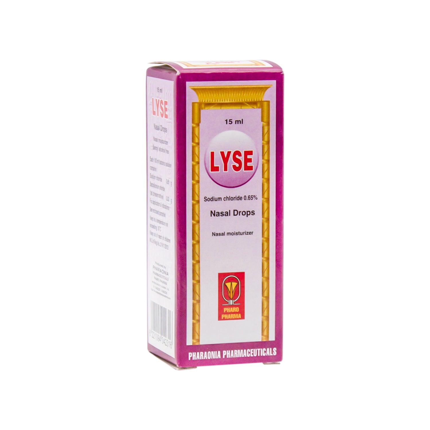 Lyse 0.65% Sodium Chloride Moisturizing Nasal Drops - benzyl alcohol free
