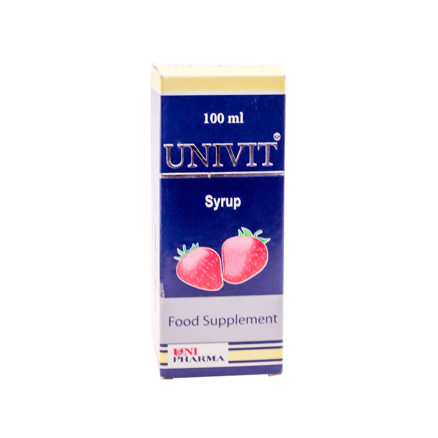 Univit Multivitamin Supplement Syrup Strawberry Flavor