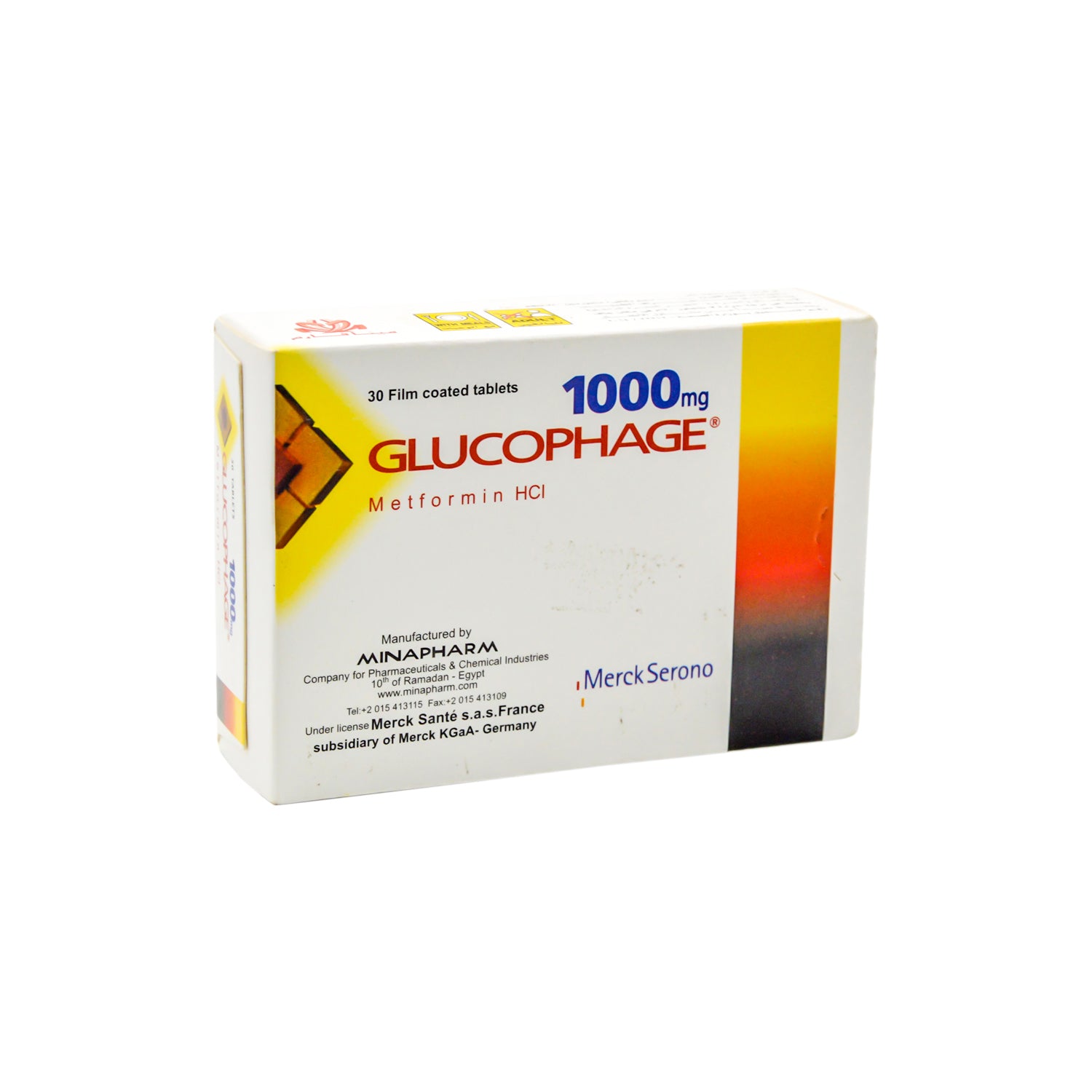 Glucophage 1000mg Metformin Hydrochloride