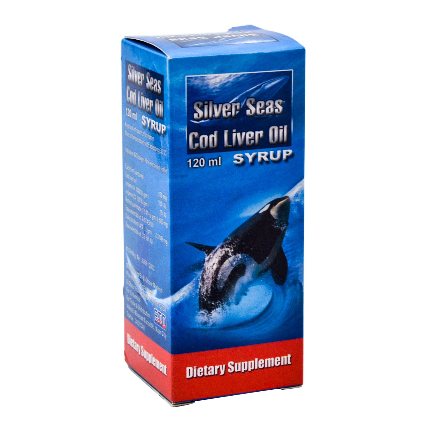 Silver Seas Cod Liver Oil Liquid Supplement