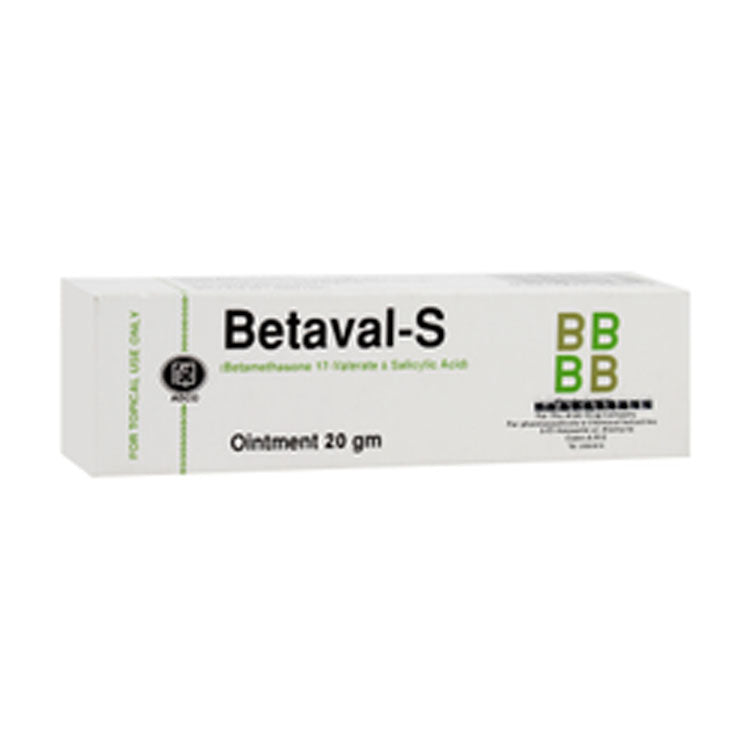 Betaval-S Betamethasone 17-Valerate & Salicylic Acid Ointment 20 gr