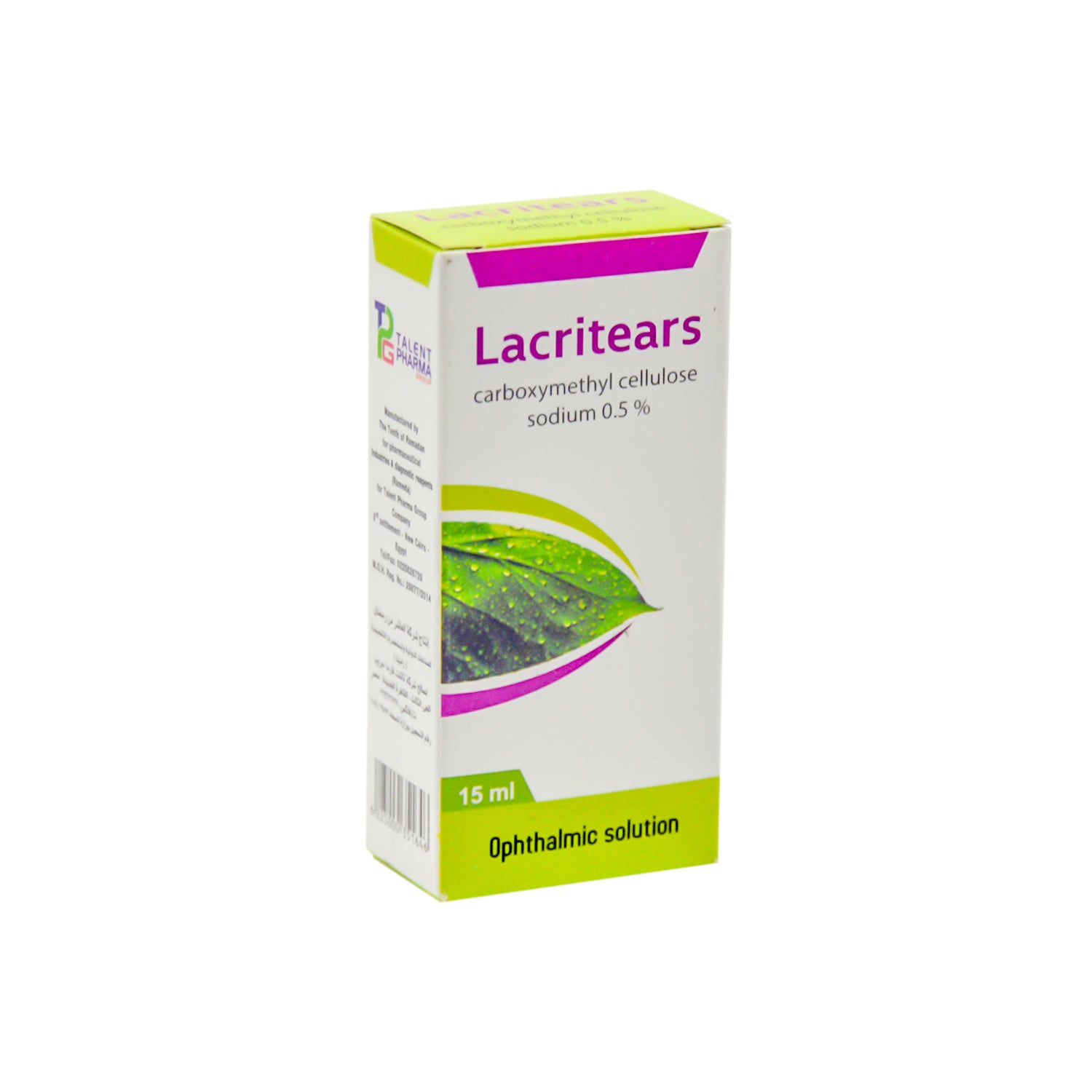 Lacritears 0.5% Carboxymethyl Cellulose Sodium Ophthalmic Solution