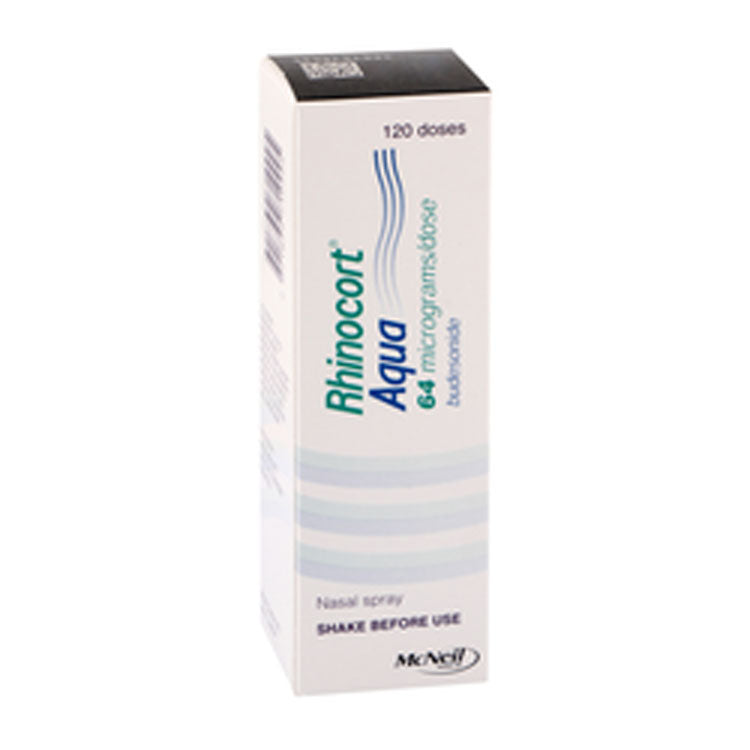 Rhinocort Aqua 64mcg Budesonide Nasal Spray (120 Doses)