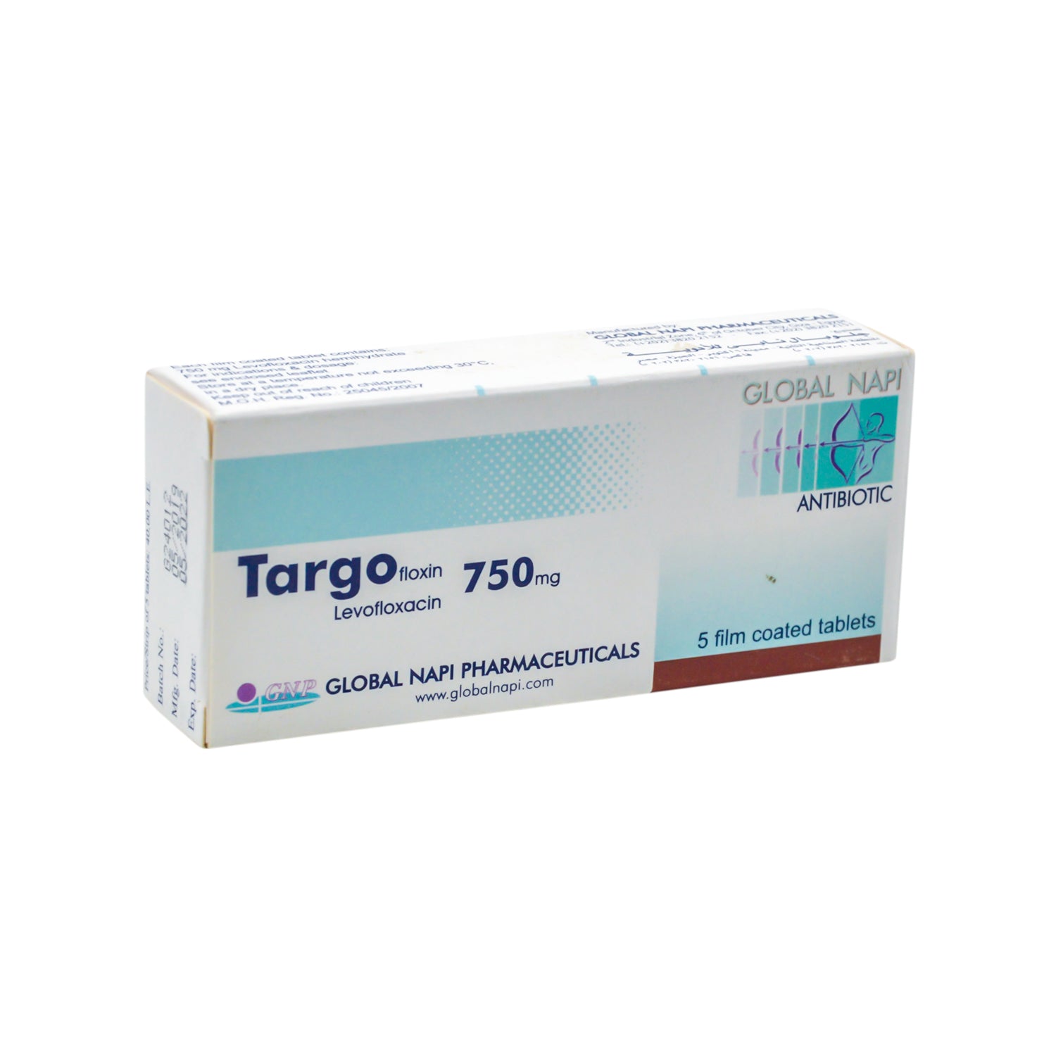 Targo 750mg Levofloxacin Antibiotic