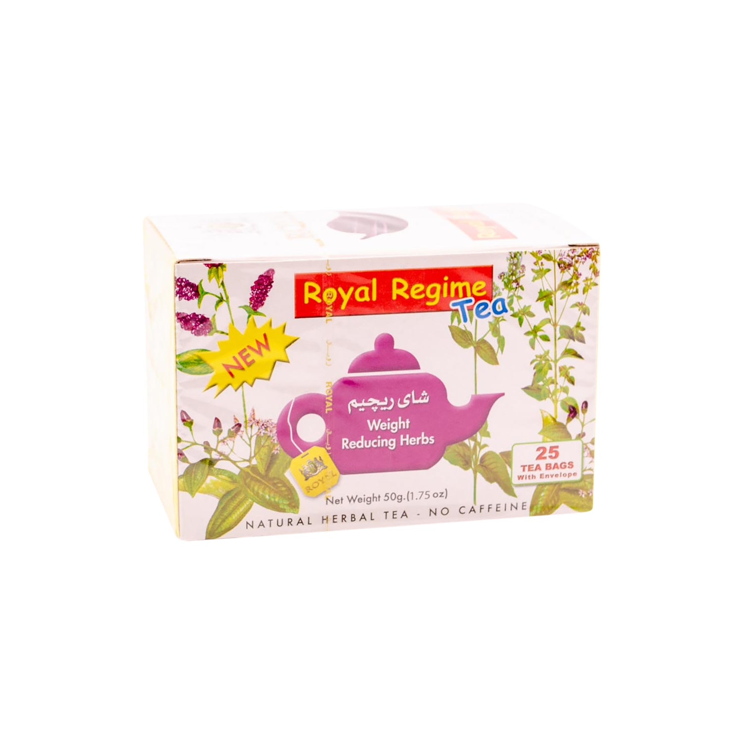 Royal Regime Herbal Tea Bags with Weight Reducing Herbs - caffeine free