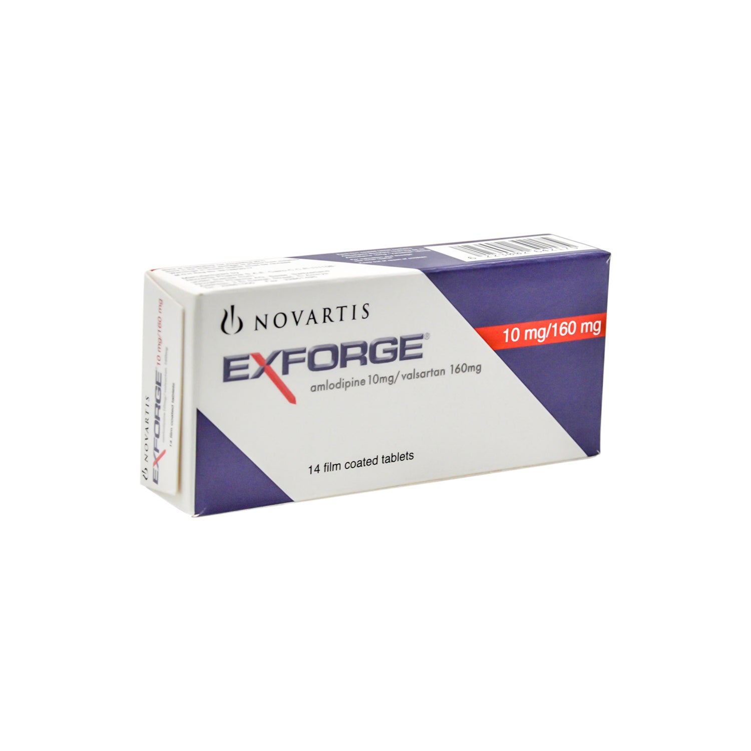 Exforge 10mg Amlodipine & 160mg Valsartan