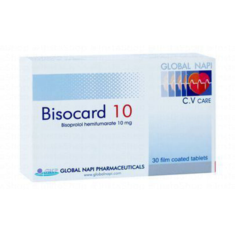 Bisocard 10mg Bisoprolol Hemifumarate