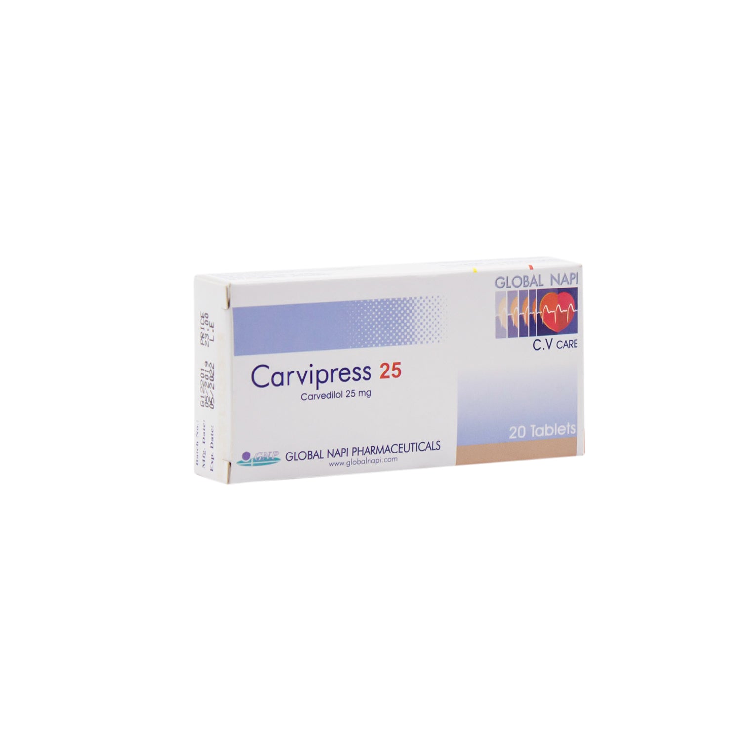 Carvipress 25mg Carvedilol