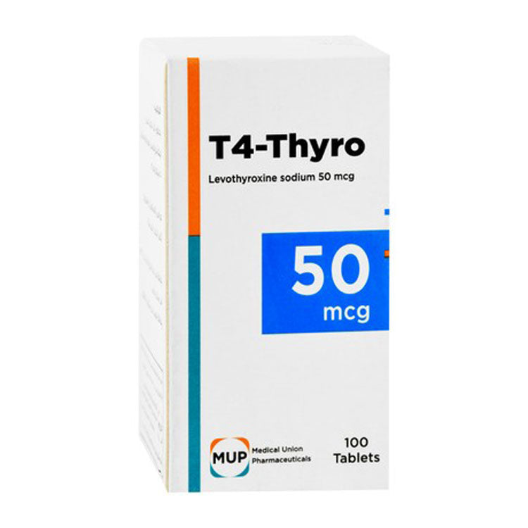 T4-Thyro 50mcg Levothyroxine Sodium