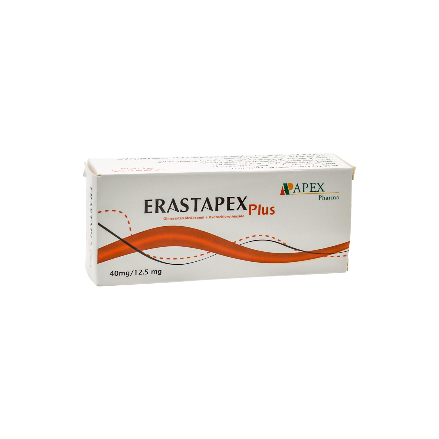 Erastapex Plus 40mg Olmesartan Medoxomil & 12.5mg Hydrochlorothiazide