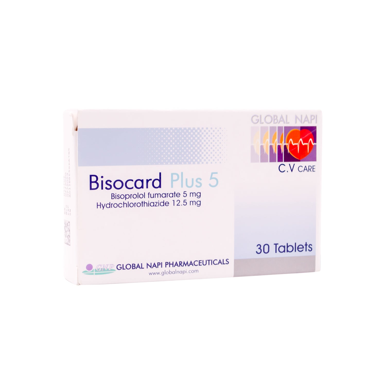 Bisocard Plus 5 Bisoprolol Fumarate & Hydrochlorothiazide