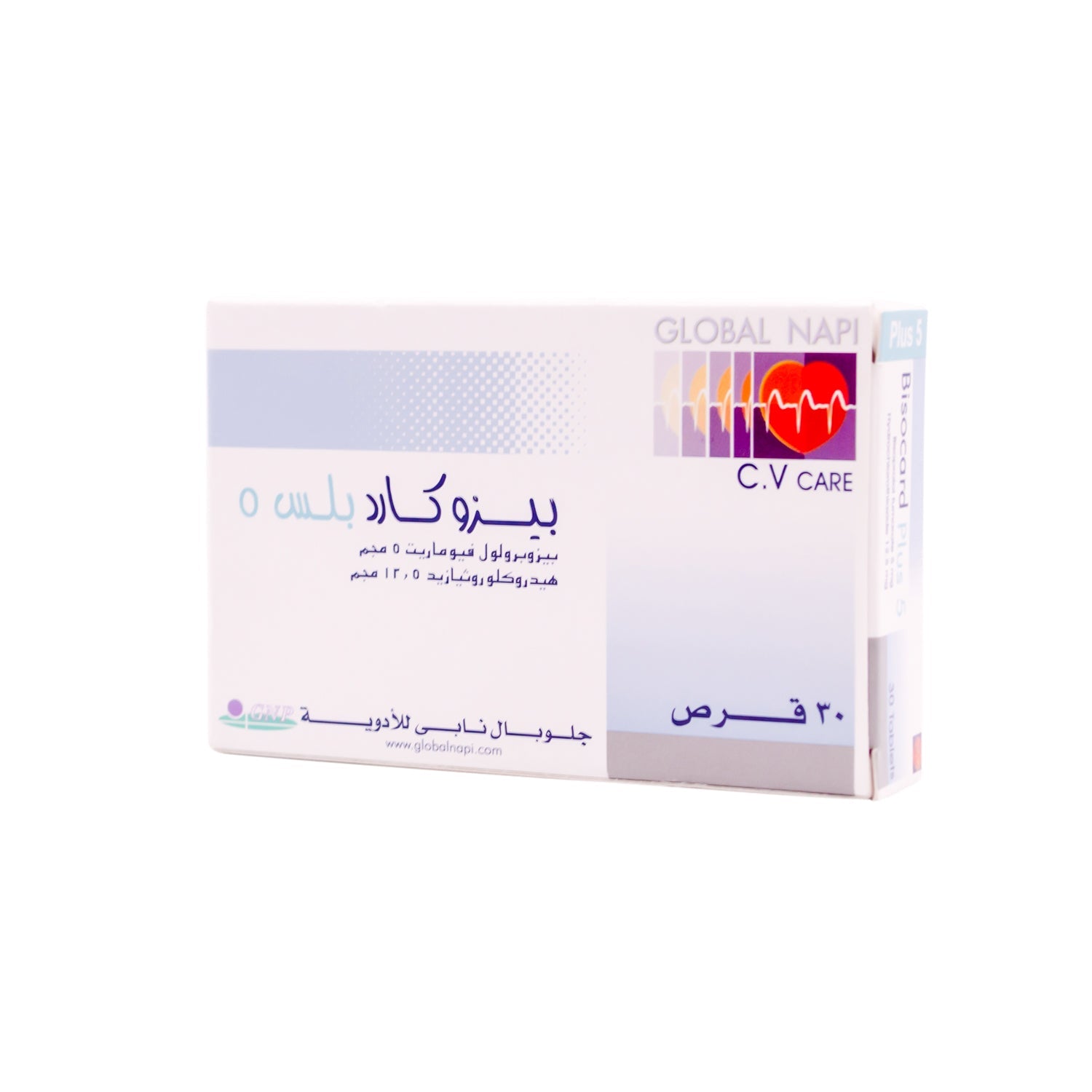 Bisocard Plus 5 Bisoprolol Fumarate & Hydrochlorothiazide