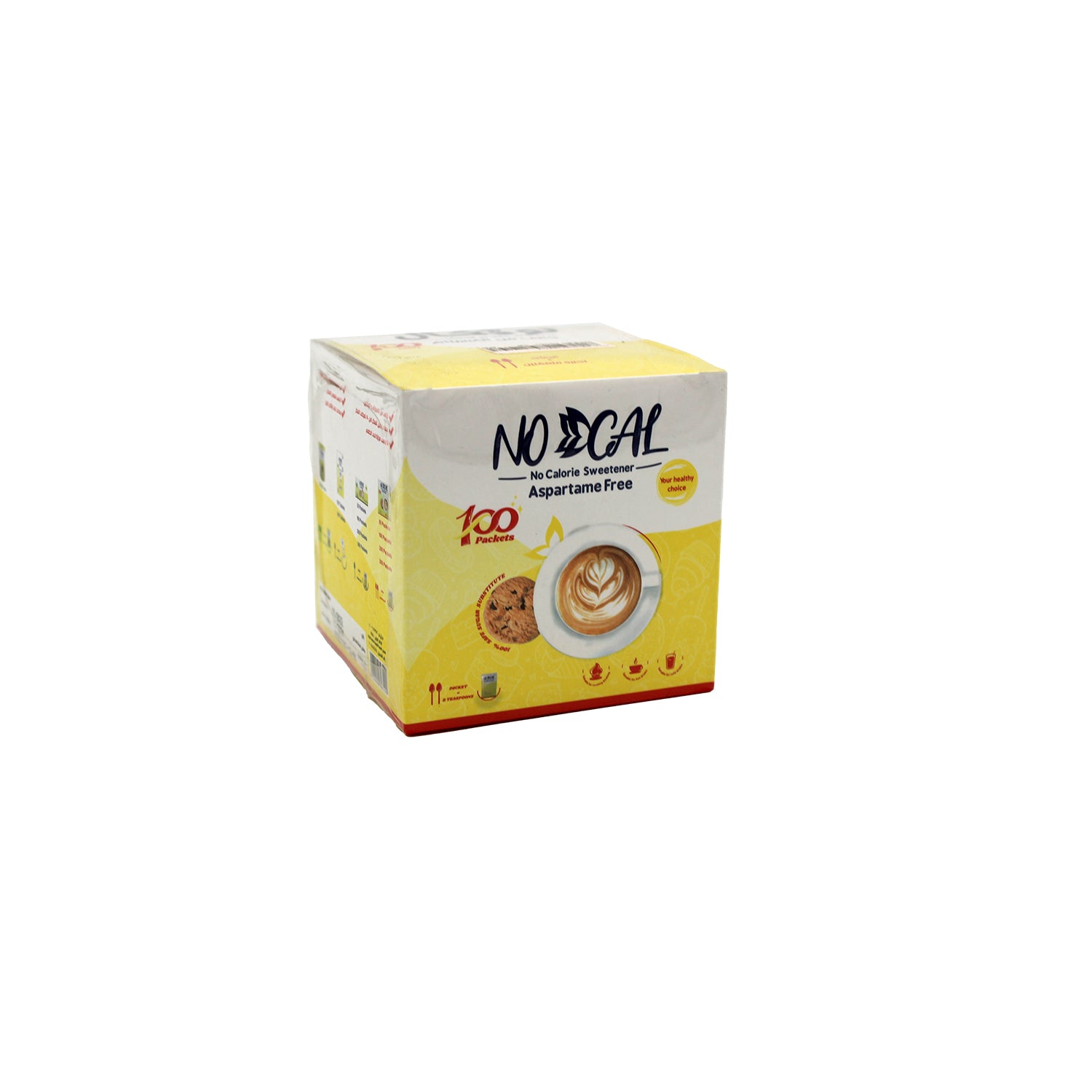 أكياس مُحليات بدون سعرات حرارية - خالية من الأسبارتام (100 كيس)