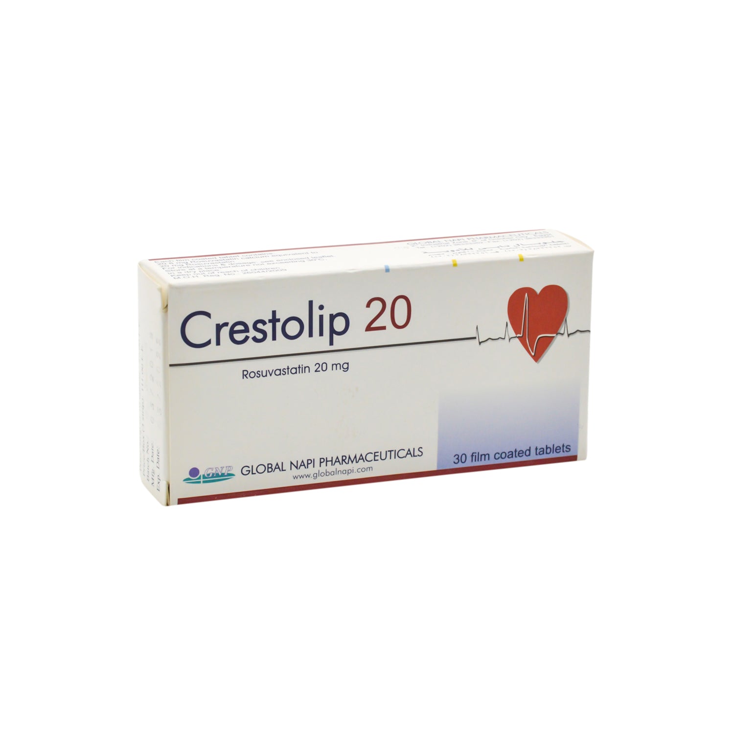 Crestolip 20mg Rosuvastatin