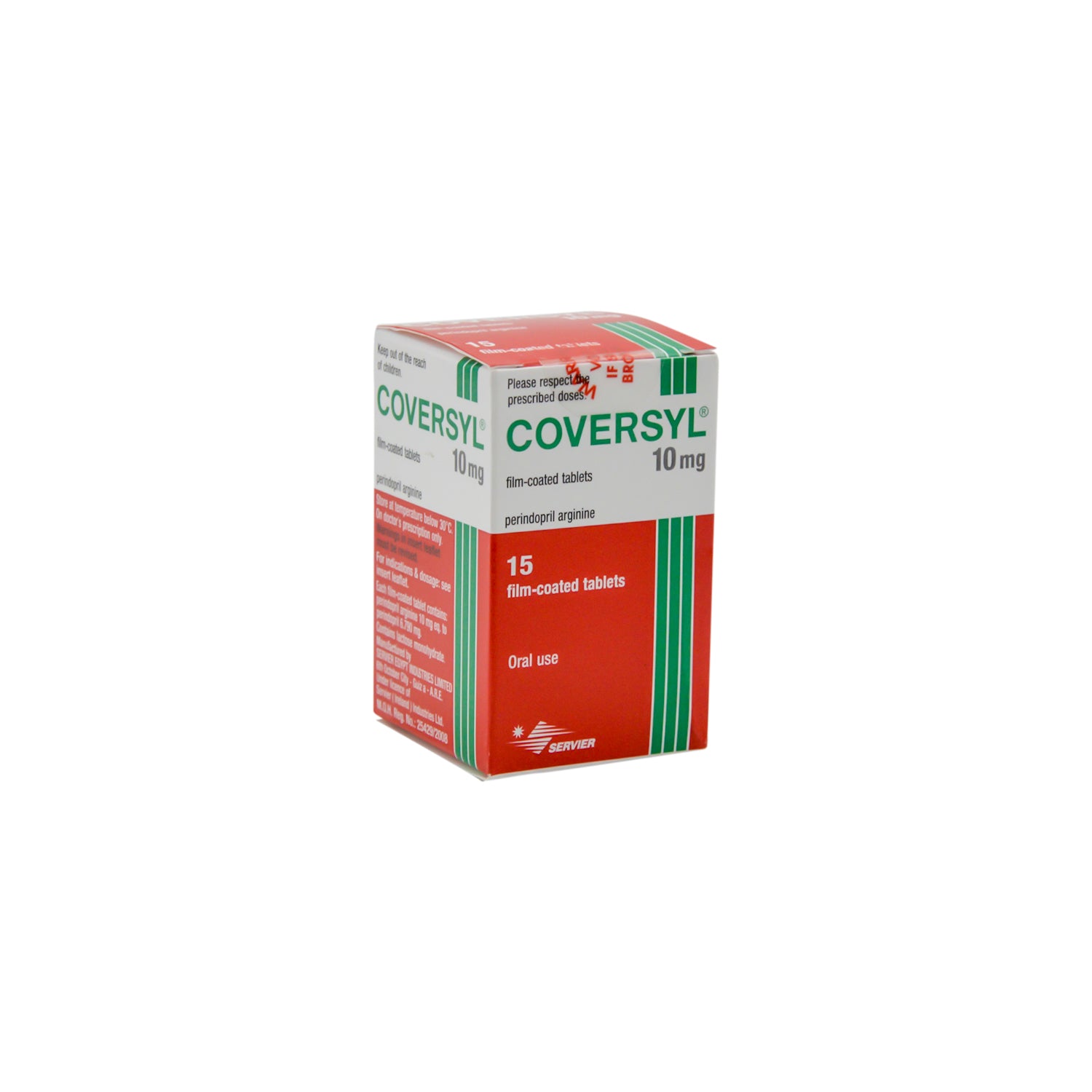 Coversyl 10mg Perindopril Arginine
