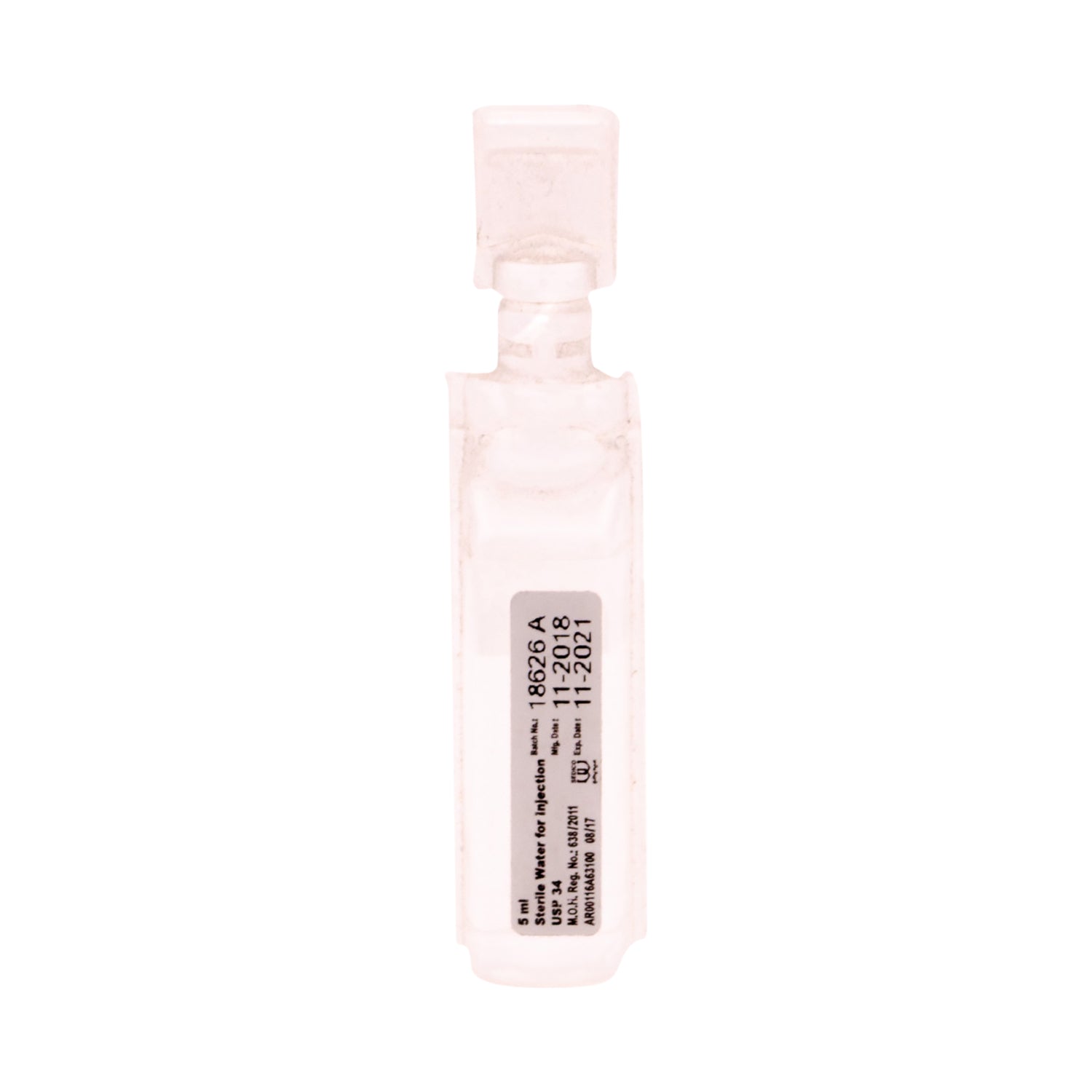 Sterile Water Ampoule for Injection
