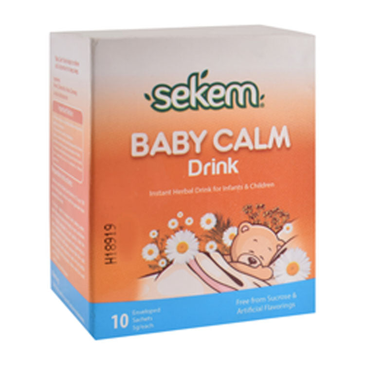 مشروب سيكيم بيبي كالم العشبي الفوري للرضع والأطفال - خالٍ من السكروز، وخالٍ من النكهات الاصطناعية