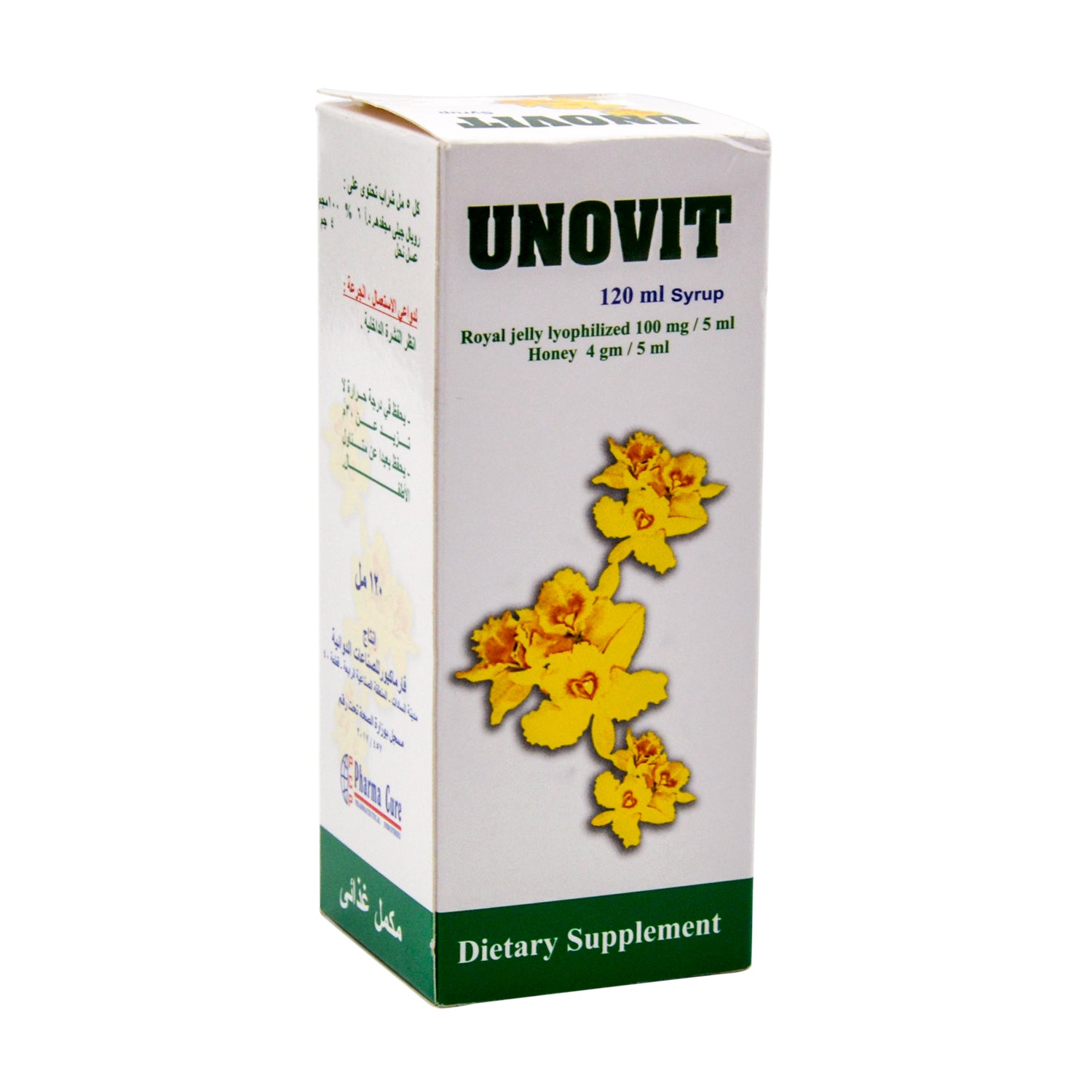 Unovit Syrup Supplement with Royal Jelly & Honey