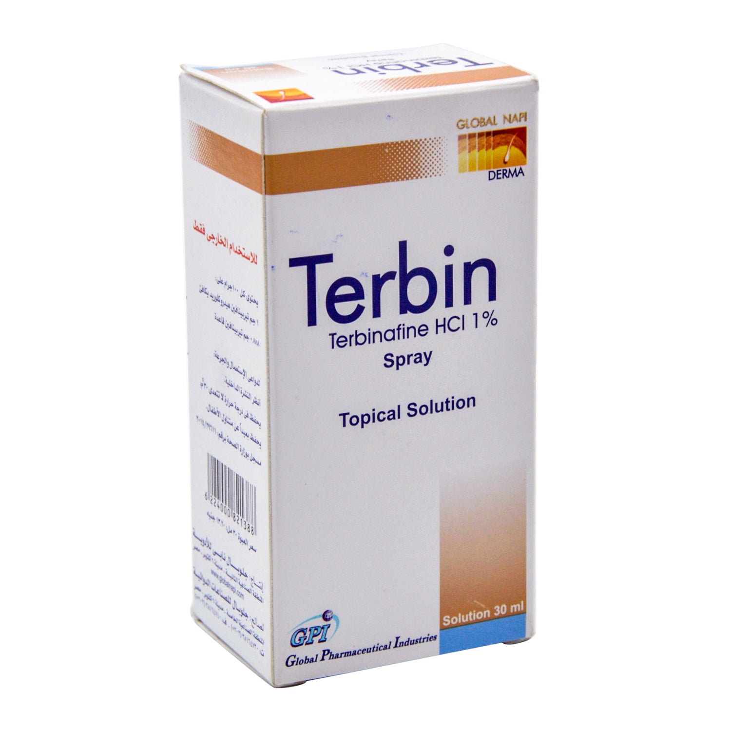 Terbin 1% Terbinafine HCL Topical Solution Spray