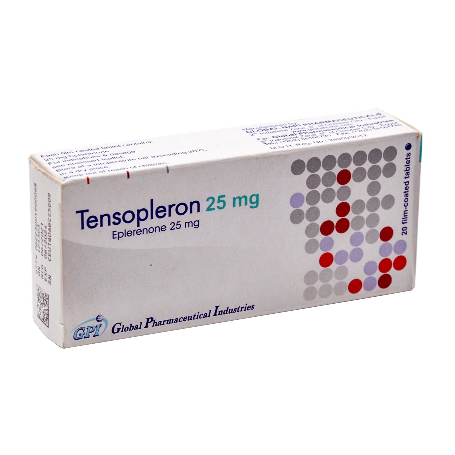 Tensopleron 25mg Eplerenone