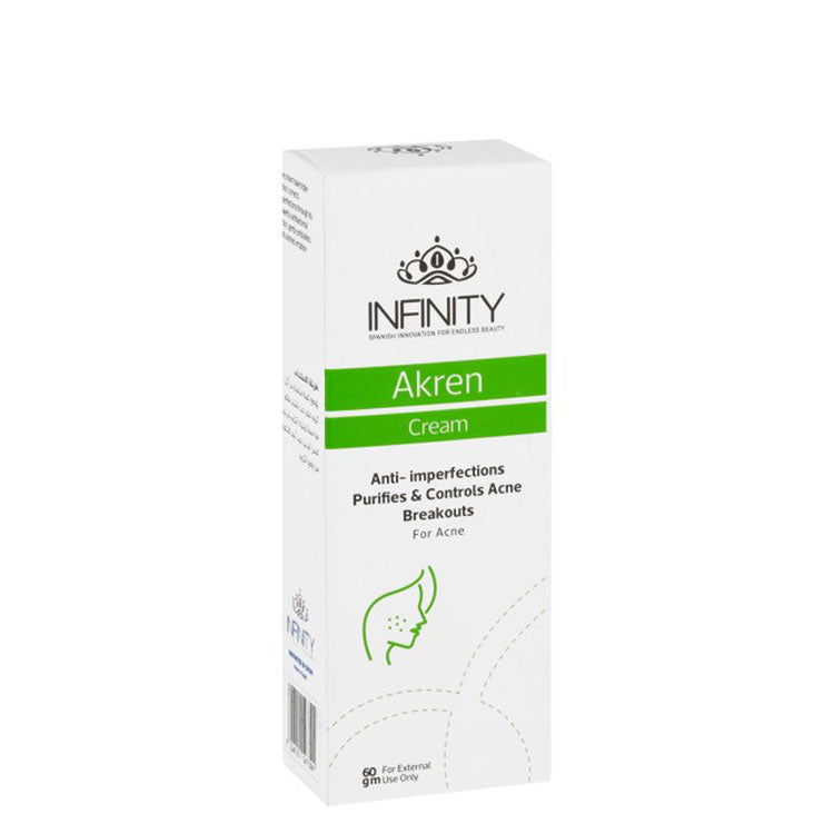 Akren Purifying Face Cream for Combination, Oily & Acne-Prone Skin - phthalate free, parabens free