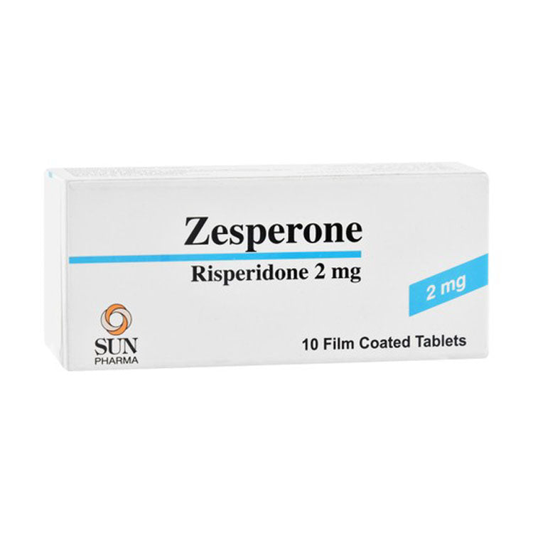 Zesperone 2mg Risperidone 10 tablets