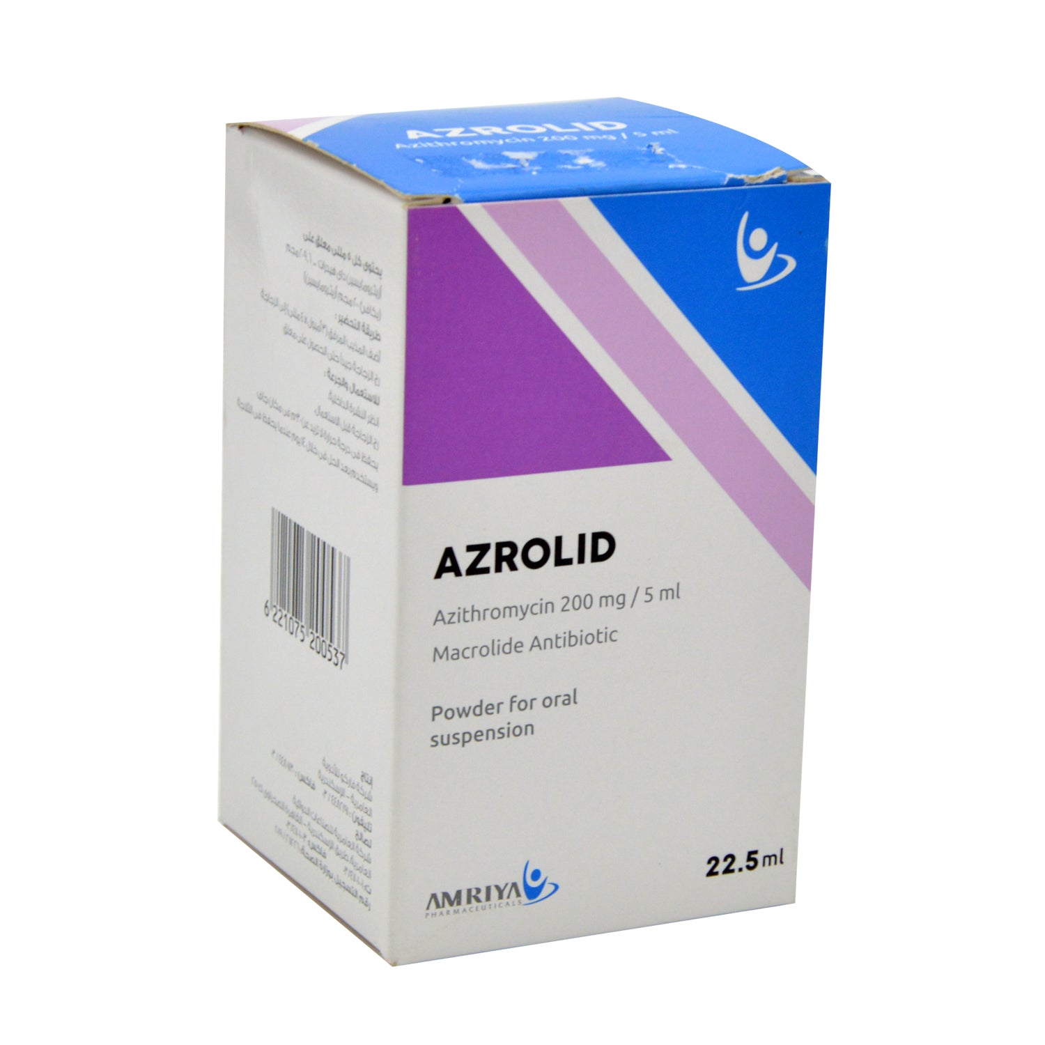 Azrolid 200mg/5ml Azithromycin Macrolide Antibiotic Powder for Oral Suspension