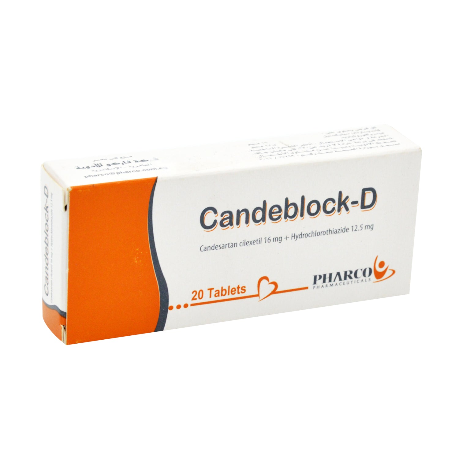 كانديبلوك-دي 16 ملغ كانديسارتان سيليكسيتيل و12.5 ملغ هيدروكلوروثيازيد