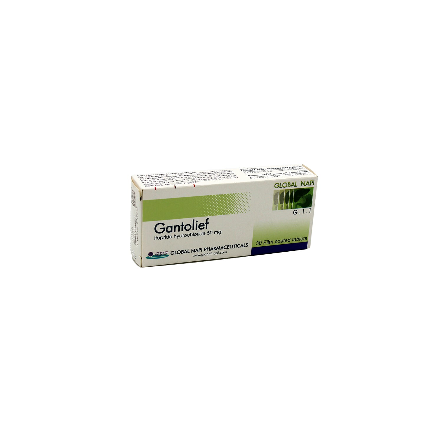 Gantolief 50mg Itopride Hydrochloride