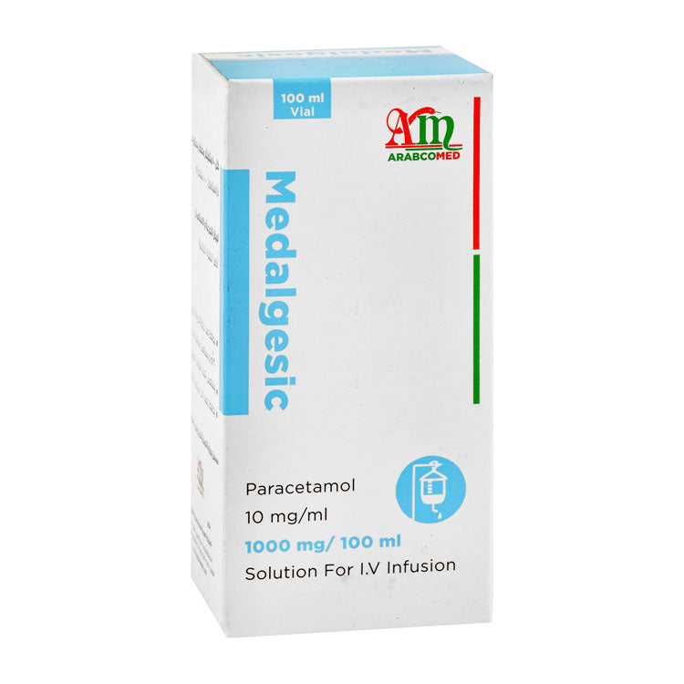 Medalgesic 10mg/ml Paracetamol Solution Vial for Intravenous Infusion