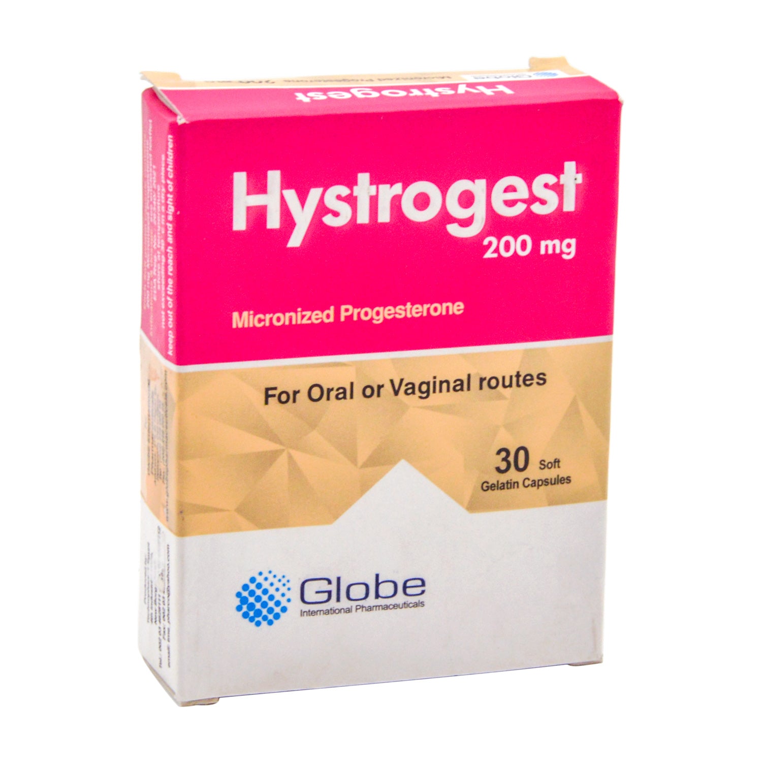 هيستروجيست 200 ملغ بروجسترون ميكروني للاستخدام المهبلي