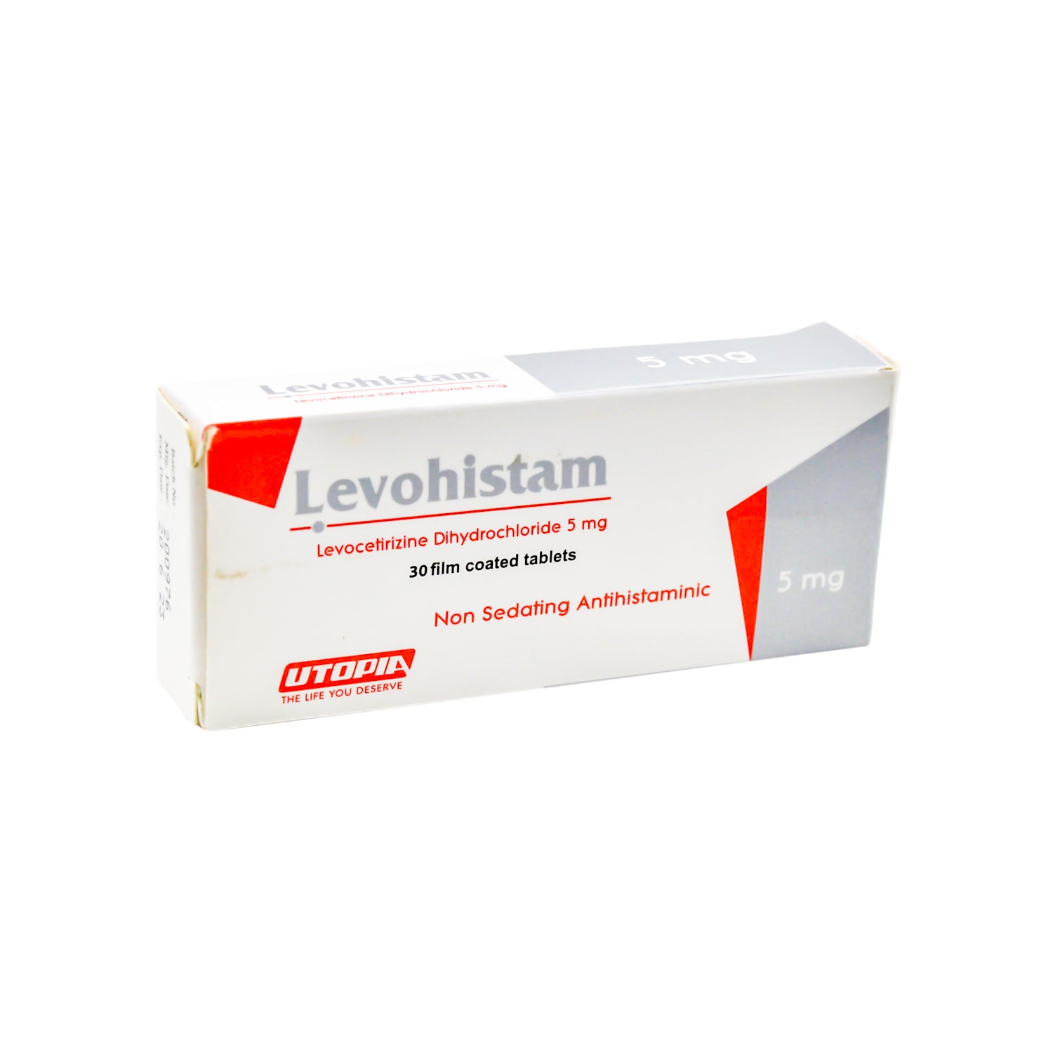 ليفوهيستام ٥ ملغ ليفوسيتيريزين ثنائي هيدروكلوريد مضاد للهستامين غير مهدئ