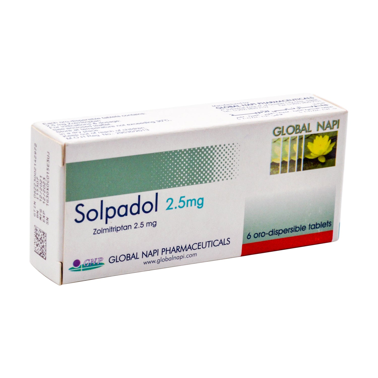 Solpadol 2.5mg Zolmitriptan