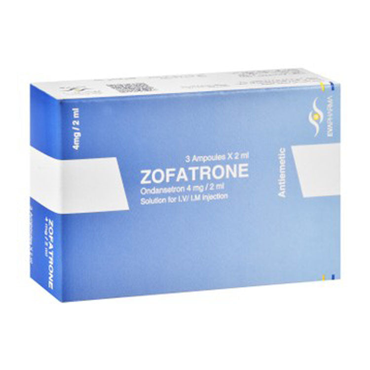 زوفاترون 4 ملغ/2 مل محلول أوندانسيترون أمبولة للحقن الوريدي والعضلي