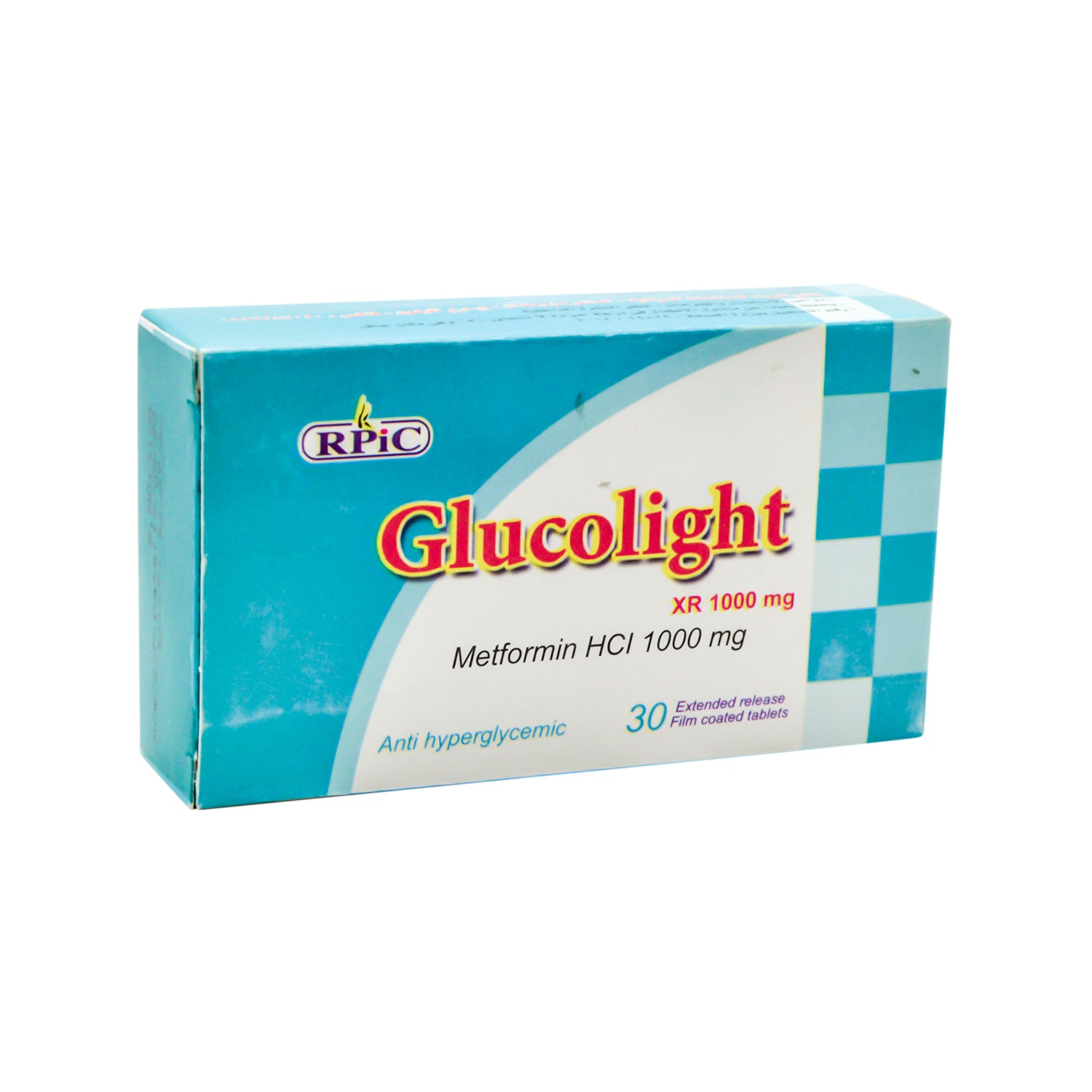 Glucolight XR 1000mg 30 Tablet