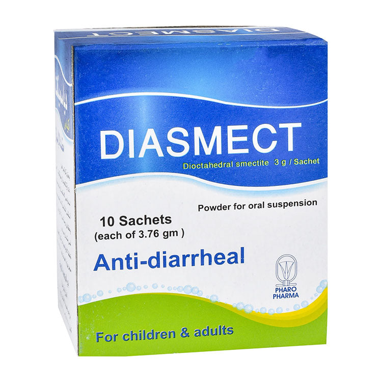 Diasmect 3000mg Dioctahedral Smectite Anti-Diarrheal Powdered Oral Suspension