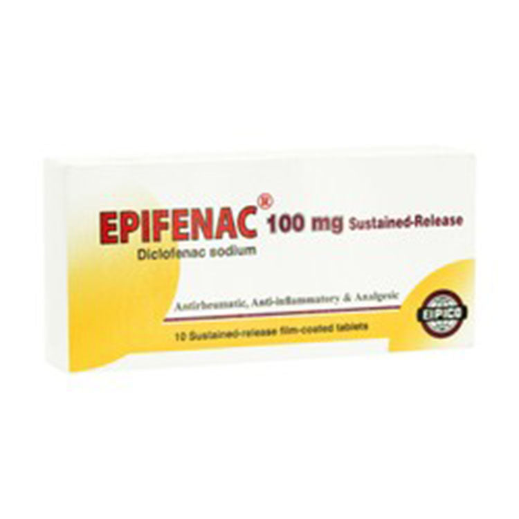 Epifenac 100mg Diclofenac Sodium Antirheumatic, Anti-Inflammatory & Analgesic