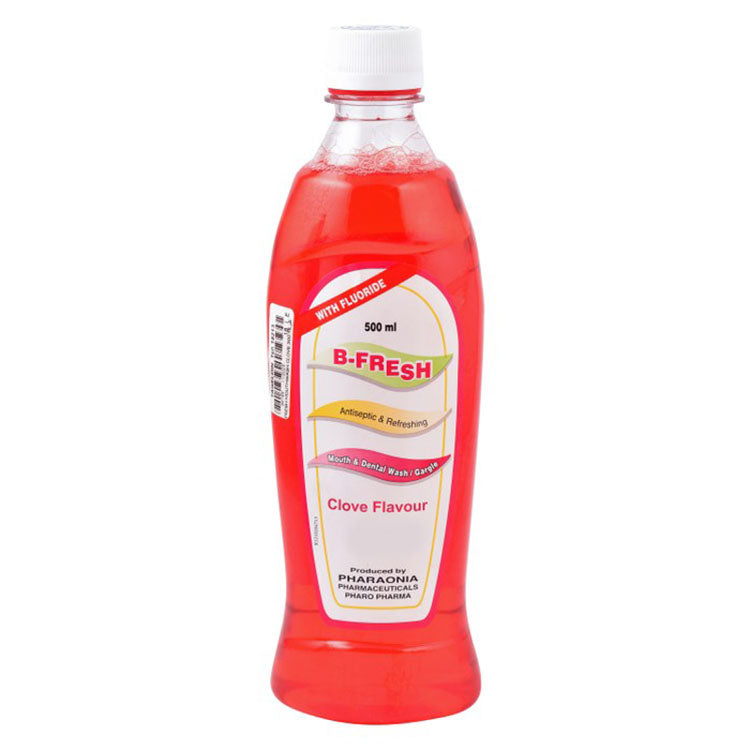 B-Fresh Antiseptic & Refreshing Mouthwash Clove Flavor with Fluoride
