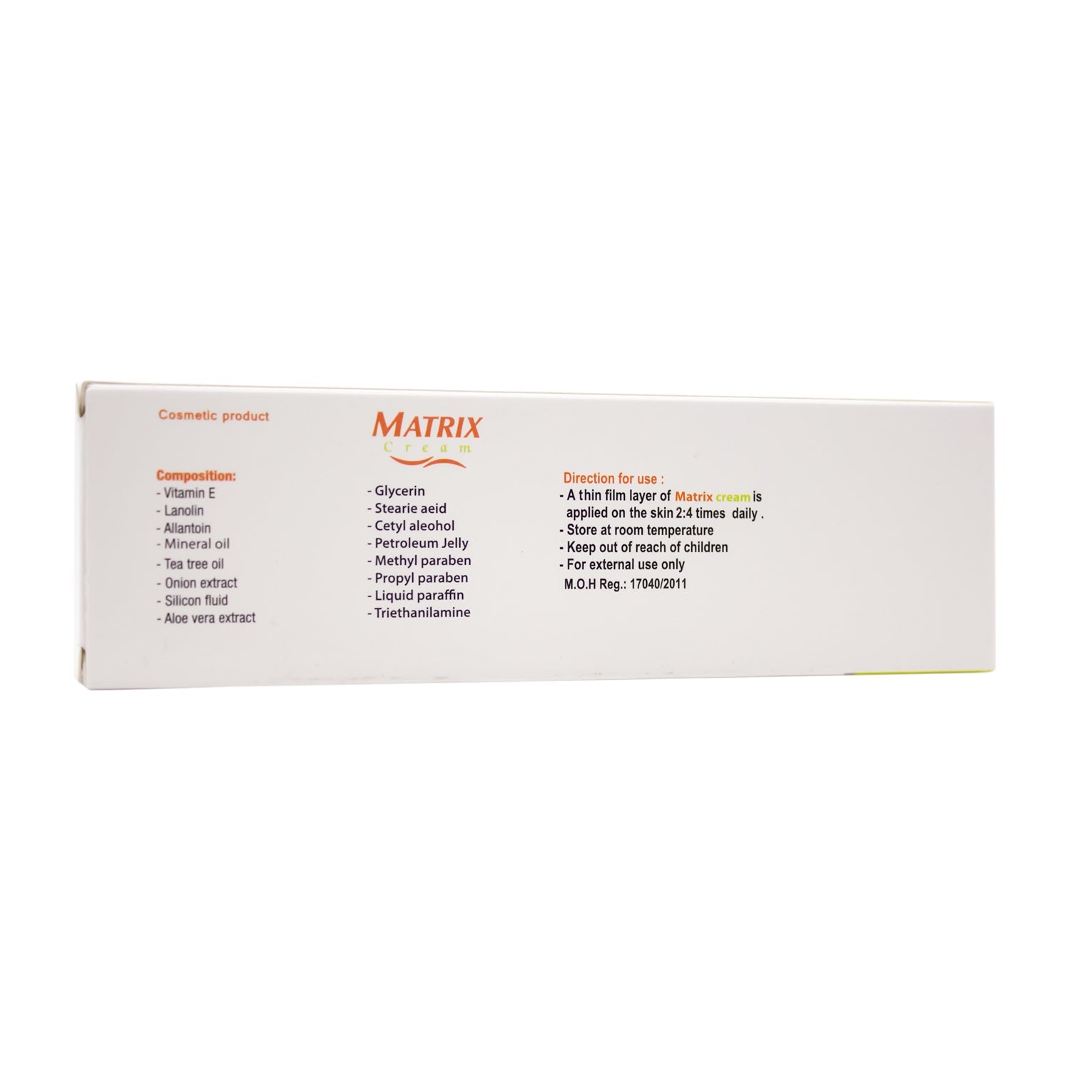 Matrix Massage Cream
