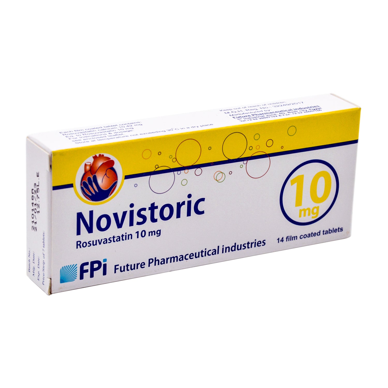 Novistoric 10mg Rosuvastatin
