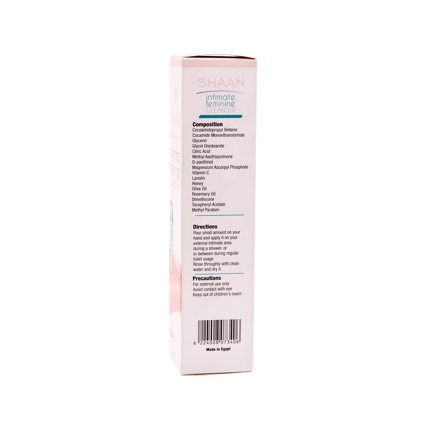 Shaan Intimate Feminine Cleanser with Tea Tree & Almond Oil for Dry & Normal Skin - parabens free, soap free