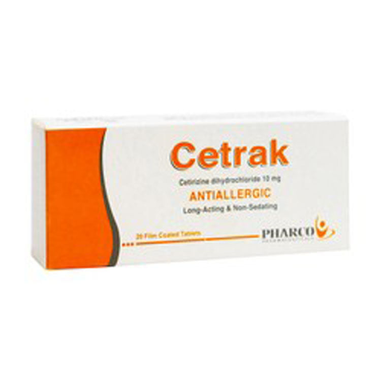 سيتراك 10 ملغ سيتيريزين ثنائي هيدروكلوريد مضاد للحساسية