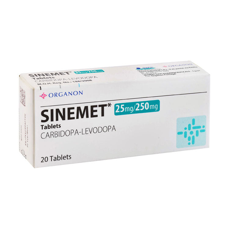 Sinemet 25mg Carbidopa & 250mg Levodopa