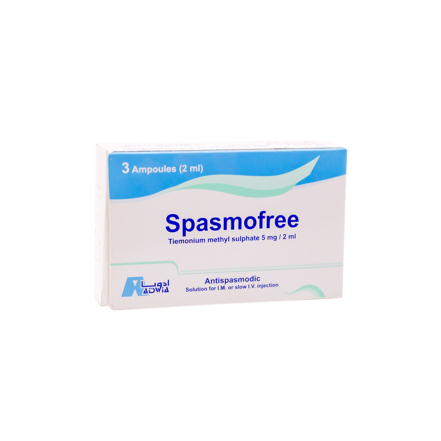 Spasmofree 5mg Tiemonium Methyl Sulfate Antispasmodic Solution Ampoules for Intramuscular Injection